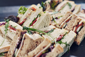 catering sandwiches close up picture