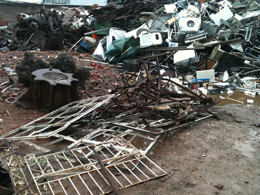 scrap metal mixture