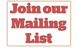 join our mailing list