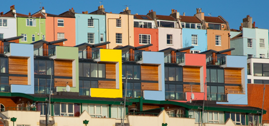 colourful houses